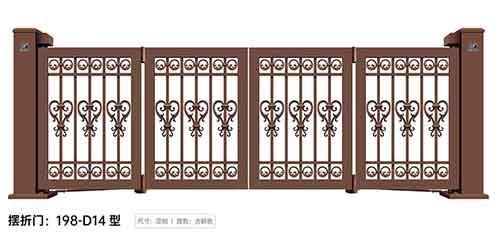 擺折門198-D14型